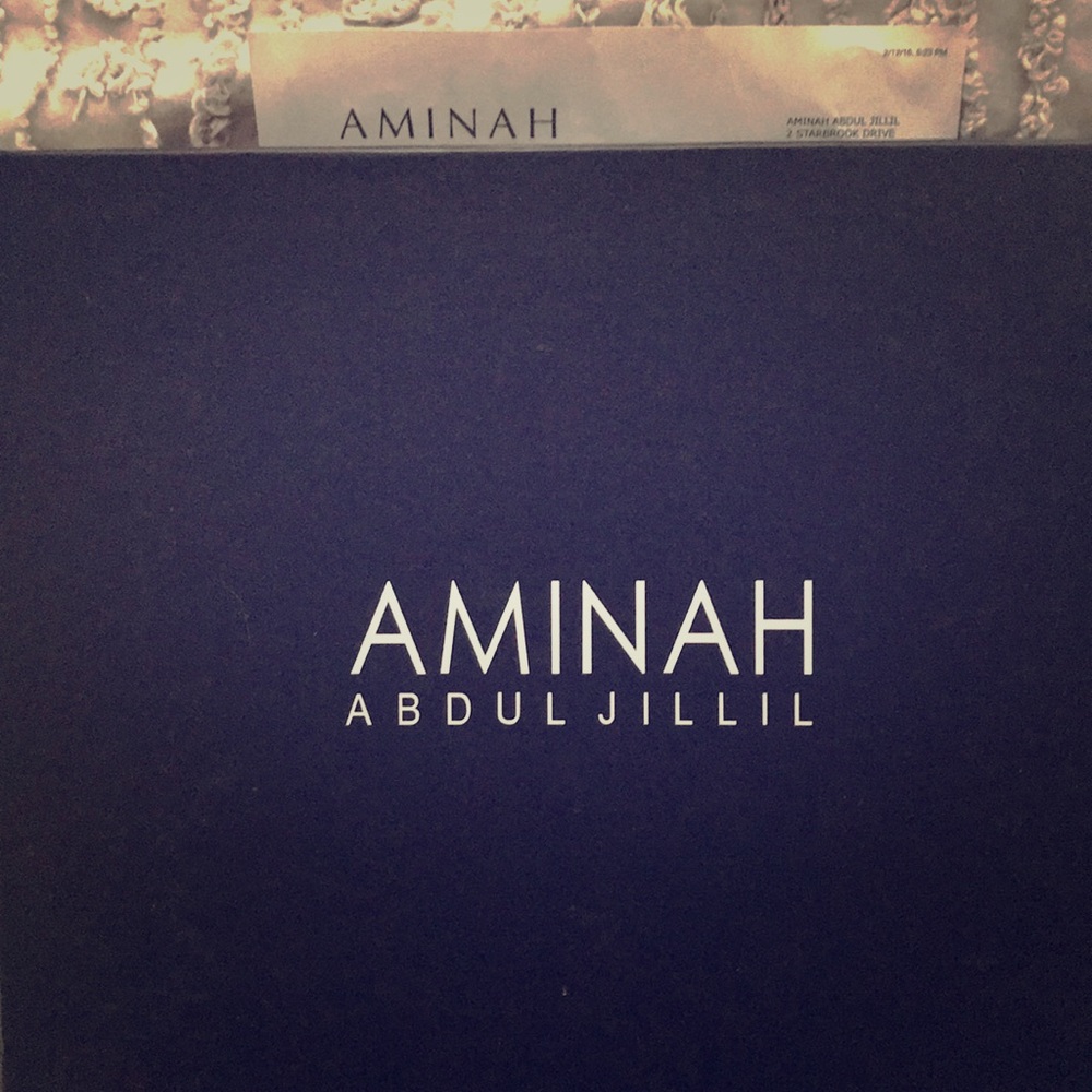 Aminah Abdul Jillil White suede heel